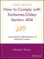 How to Comply with Sarbanes-Oxley Section 404: Assessing the Effectiveness of Internal Control