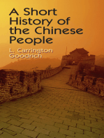 A Short History of the Chinese People