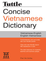 Tuttle Concise Vietnamese Dictionary: Vietnamese-English English-Vietnamese