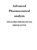 Advanced Pharmaceutical analysis