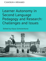 Learner Autonomy in Second Language Pedagogy and Research: Challenges and Issues