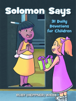 Solomon Says: 31 Daily Devotions for Children