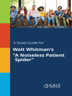 A Study Guide for Walt Whitman's "A Noiseless Patient Spider"