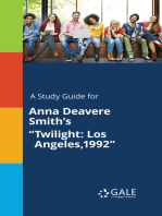 A Study Guide for Anna Deavere Smith's "Twilight: Los Angeles,1992"