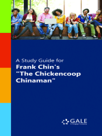 A Study Guide for Frank Chin's "The Chickencoop Chinaman"