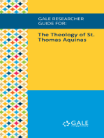 Gale Researcher Guide for: The Theology of St. Thomas Aquinas