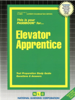Elevator Apprentice: Passbooks Study Guide