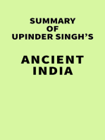 Summary of Upinder Singh's ANCIENT INDIA