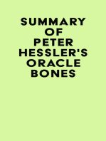 Summary of Peter Hessler's Oracle Bones