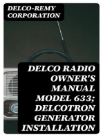 Delco Radio Owner's Manual Model 633; Delcotron Generator Installation