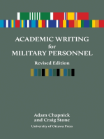 Academic Writing for Military Personnel, revised edition: Revised Edition