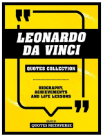 Leonardo Da Vinci - Quotes Collection: Biography, Achievements And Life Lessons