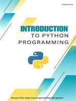Introduction to Python Programming: Do your first steps into programming with python