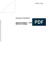 As 3857-1999 Heat Exchangers - Tubeplates - Methods of Design