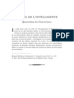 L'éveil de L'intelligence, Par J. Krishnamurti