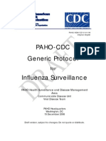 Paho-Cdc Generic Protocol Influenza Surveillance