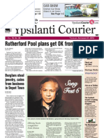 Ypsilanti Courier Front Page Sept. 27, 2012