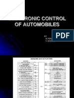 Electronic Control of Automobiles: K.Niharika V.Sindhu