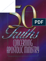 50 Truths Concerning Apostolic Ministry