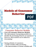 Economic Model of Consumer Behavior