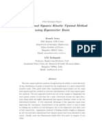 Weighted Least Squares Kinetic Upwind Method Using Eigen Vector Basis