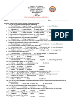 Fifth Grade Periodical Test For Grade 5