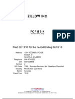 Zillow Inc: Form 8-K