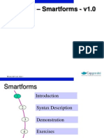 Ab1009 - Smartforms - V1.0: India Sap Coe, Slide 1