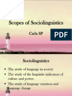 Scopes of Sociolinguistics PDF