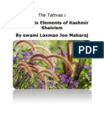 The Tattvas Thirty Six Elements of Kashmir Shaivism by Swami Laxman Joo Maharaj