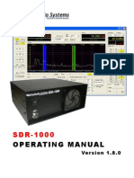 SDR-1000 Operating Manual v1.8.0