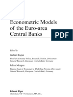 Econometric Models of The Euro Area Central Banks