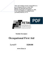 Occupational First Aid: Level 5 D20188