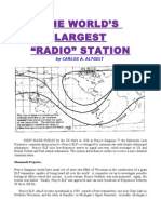 The World's Largest "Radio" Station (Carlos A. Altgelt)