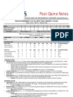 06.07.13 Post-Game Notes