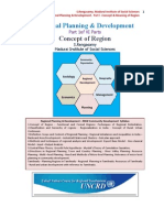 Regional Planning Part I Concept of Region