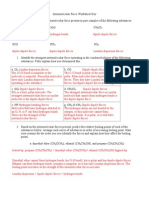 115 Intermolecular Force Worksheet Key