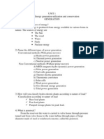 Electrical Energy Generation Utilization and Conservation