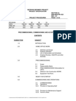 Precommissioning, Commissioning & Acceptance