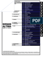 2003 Nissan Altima 2.5 Serivce Manual FWD