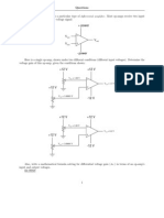 Problems On Operational Amplifiers