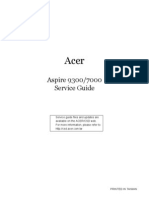 Acer Computers Aspire 9300 Aspire 9300 Aspire 7000 Service Guide Ae6e07a