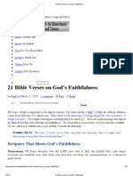 21 Bible Verses On God's Faithfulness PDF