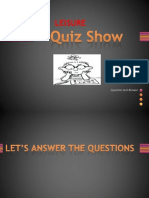 Leisure Quiz Show