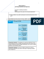 A424: Chapter 6 Audit Responsibilities and Objectives Preparation Questions