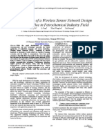 The Application of A Wireless Sensor Network Design Based On Zigbee in Petrochemical Industry Field