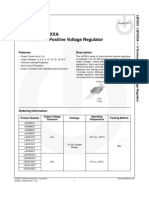 Lm78Xx / Lm78Xxa 3-Terminal 1 A Positive Voltage Regulator: Features Description