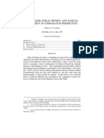 Federalism, Public Opinion, and Judicial Authority in Comparative Perspective