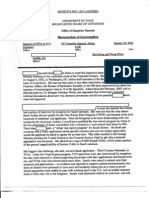 Memo of State Department IG Interview of Consular Officer Who Issued 11 Visas To 9/11 Hijackers