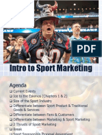 Intro To Sport Marketing